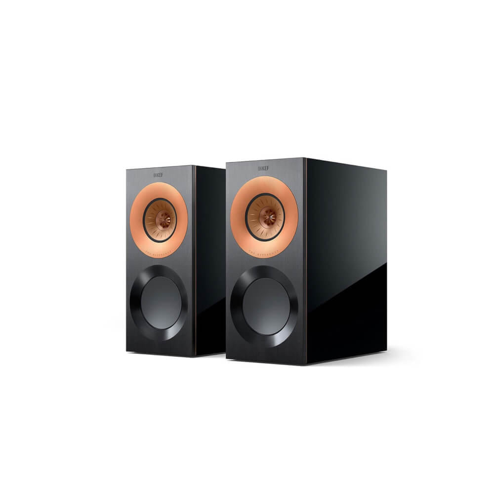 ลำโพงบุ๊คเชล์ฟ KEF : REFERENCE 1 META สีดำ/คอปเปอร์